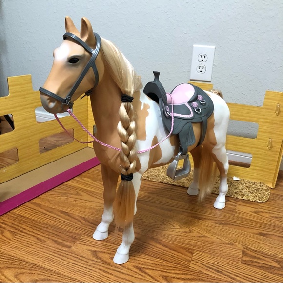 Our Generation Toys Our Generation 2 Palomino Paint Hair Play Horse
